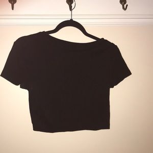 Wild fable black crop top • Size M